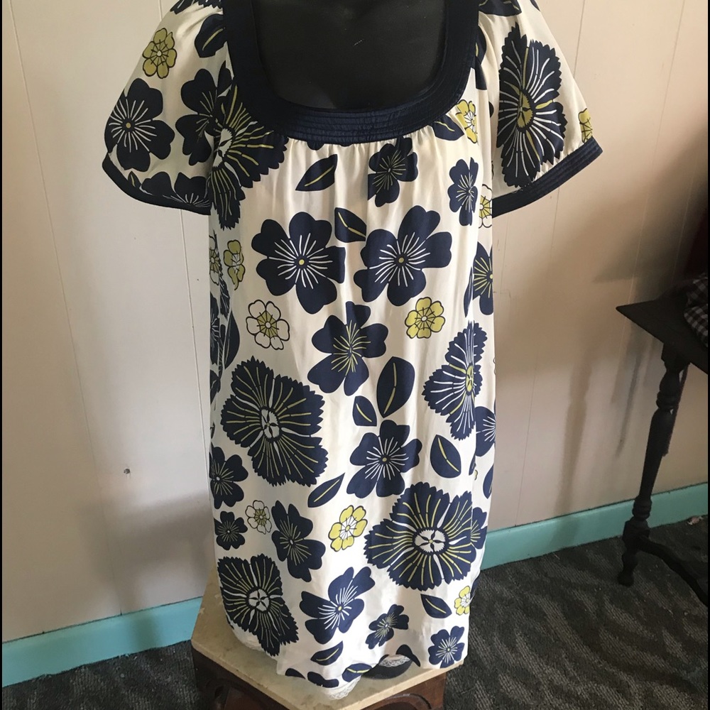 Anthropologie Two piece silk dress.